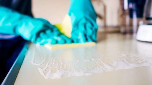 Safety checks during professional carpet cleaning
