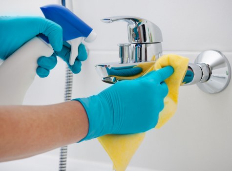 Domestic cleaning checklist and fresh living room in Greenwich